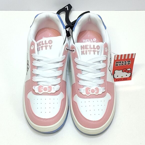 Hello Kitty Casual Court Sneaker By Sanrio Women Size US 7 Fits True To Size NWT - Picture 5 of 11